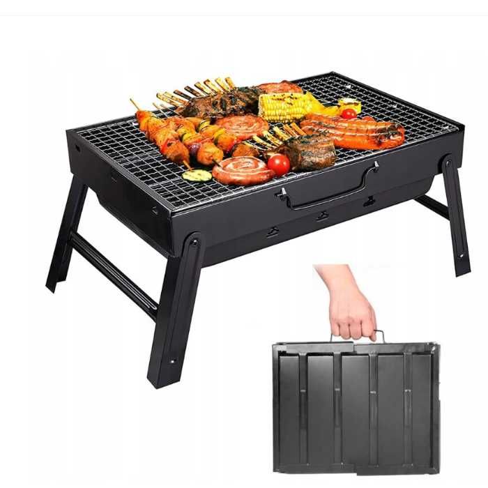 Преносимо барбекю на дървени въглища, куфар - 2 размера / Portable Grill
