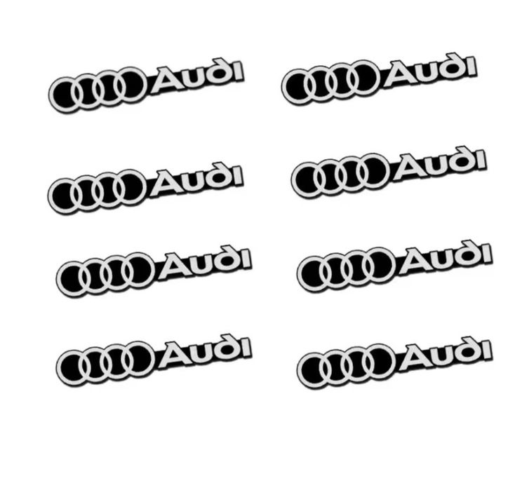 Емблема стикер лого Ауди Logo Audi