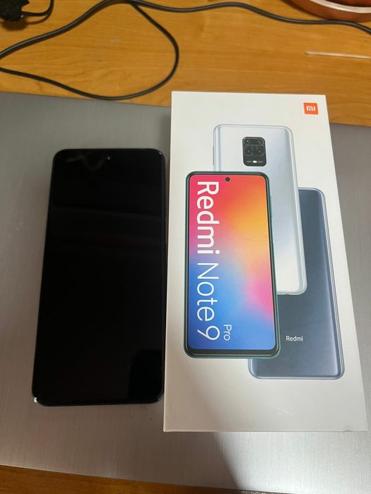 Redmi Note 9pro в синем цвете на 64гб