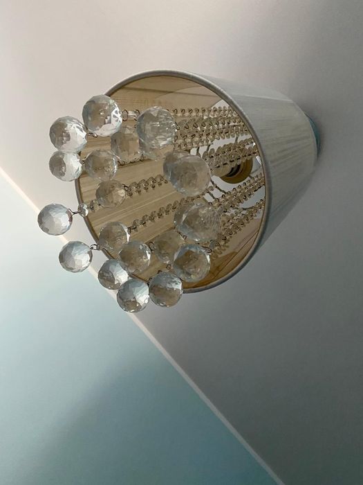 2 Lămpi/ Candelabre cu cristale