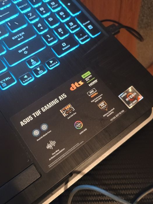 Laptop Asus Tuf gaming a15 garantie