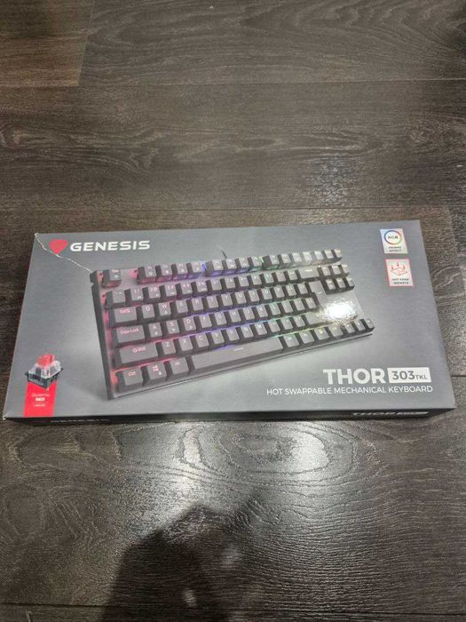 Механична клавиатура Genesis Thor 303 TKL – нова, неупотребявана