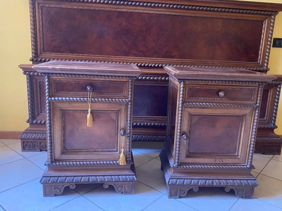 Dormiror  italian llemn de nuc