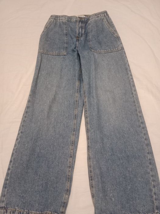 широкие джинсы Zara