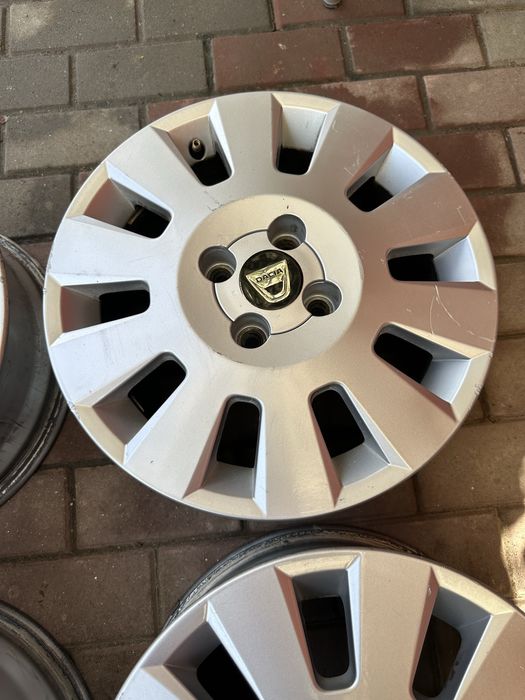 Jante originale 15 4 100 Logan Sandero Stepway Dokker Lodgy Renault Opel cauciucuri vara