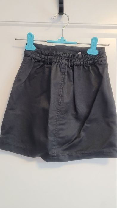 Юбка детская кожаная