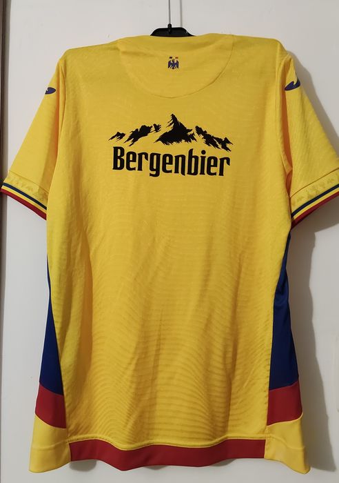 Tricou oficial de joc FRF Nationala Romaniei, Galben