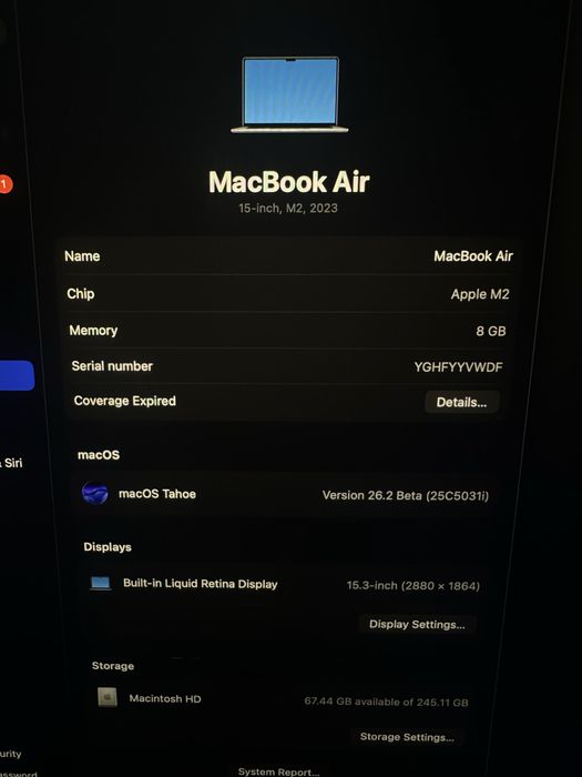 Macbook Air M2 15” 2023