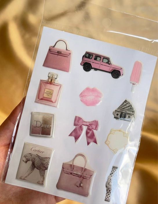 Объёмные 3D стикеры для телефона и чехлов