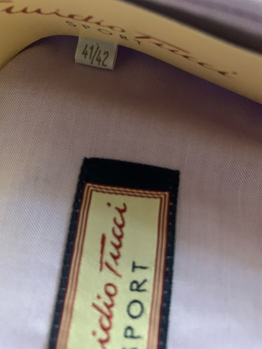 Мъжка риза чисто нова с дълги ръкави цвят лилав