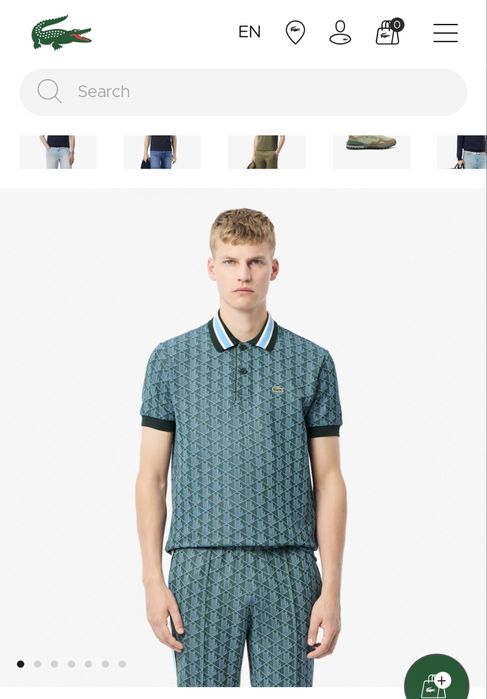 Мужской костюм lacoste