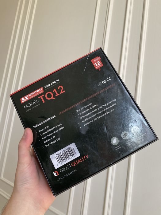 LED TQ12  белыйй