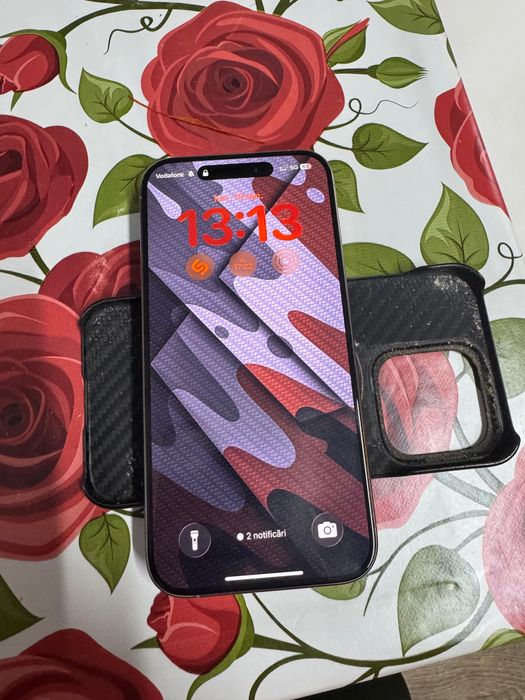 iPhone 15 pro  256 Gb Natural Titanium.Capacitate Baterie 86%