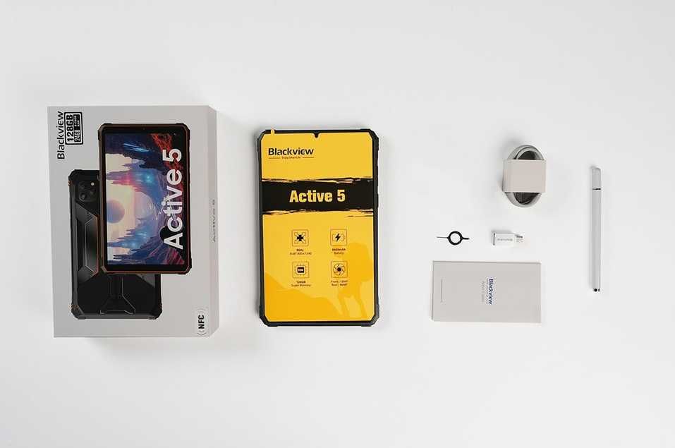 Blackview Active 5 24GB RAM 128GB ROM Таблет с IP68 защита