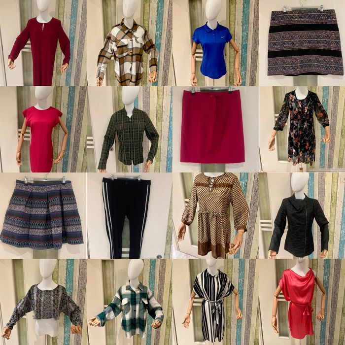 Vand lot de haine dama, 65 piese de imbracaminte