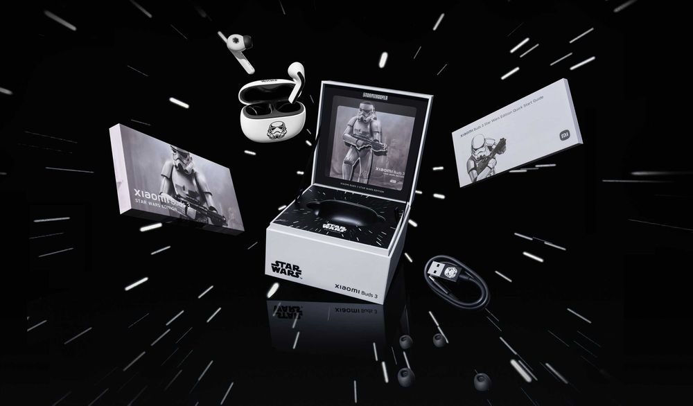 Casti Bluetooth Xiaomi wireless Buds 3 Star Wars Edition Stormtrooper