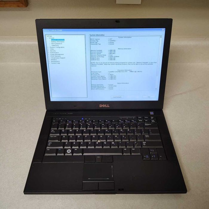 Laptop Dell Latitude E6400 LCD 14.1" Intel Core 2 Duo P8600 2,4 Placa Video Nvidia Quadro DVDRW fara RAM/HDD/Baterie/Incarcator sau Piese Dezmembrare