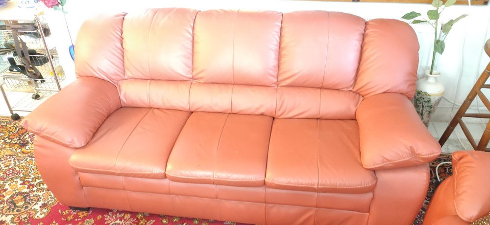 Прекрасна кожена гарнитура