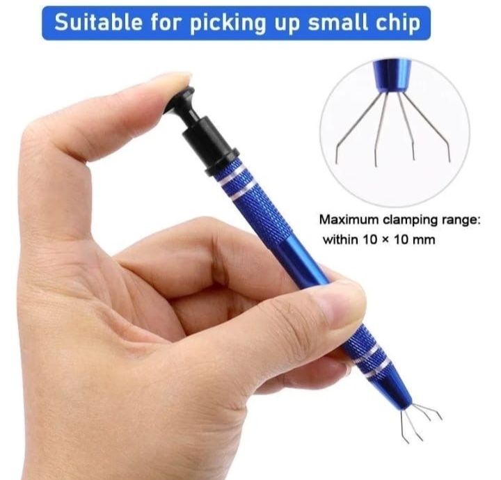 Holder aluminiu cu gheara titan pentru electronica/service-uri - UK