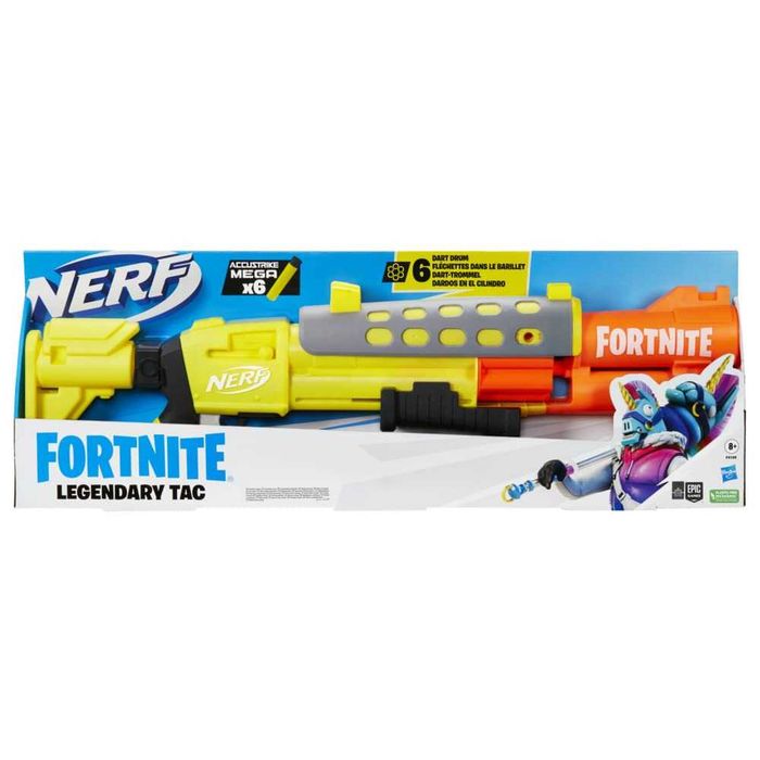 NERF FORTNITE Бластер LEGENDARY TAC с 6 стрели AccuStrike Mega