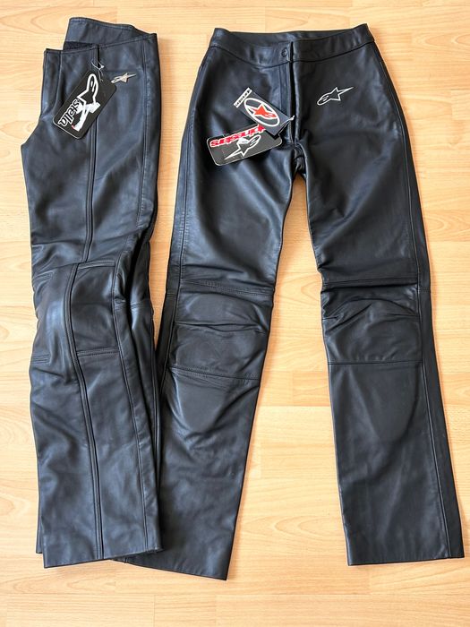 Два нови кожени дамски мото  панталона Alpine Stars