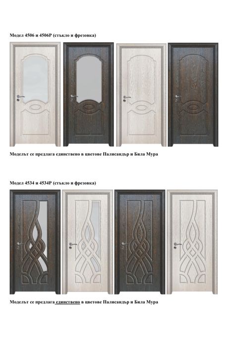 Интериорни врати за панел обличане  на склад