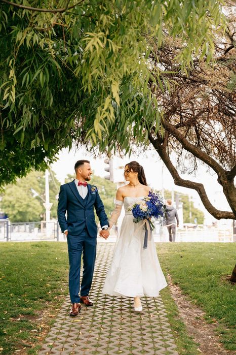 Rochie mireasă Sonia - Sophie by Elena Zbârnea + voal + mănuși