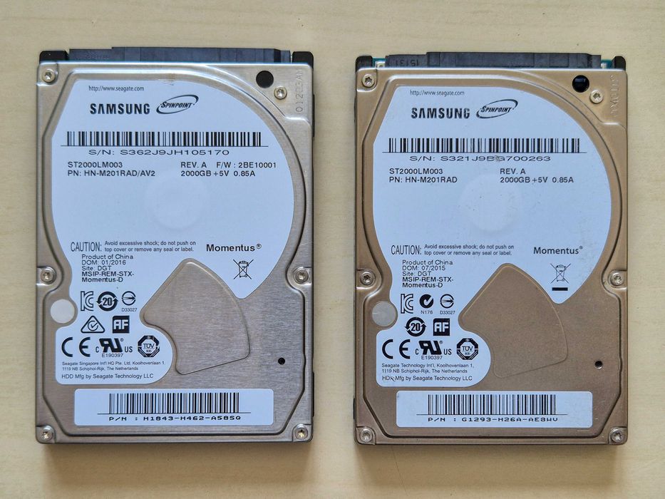 HDD-uri Seagate NAS de 3.5" si Seagate-Samsung Momentus de 2.5"