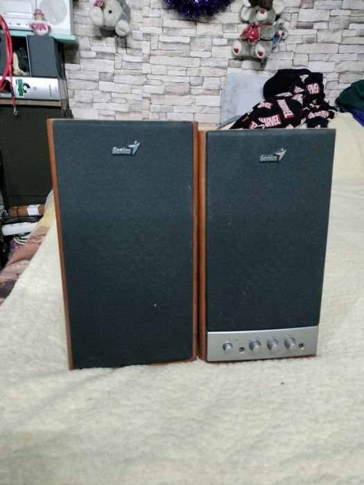 Boxa activa + pasiva " Genius 2x40w.