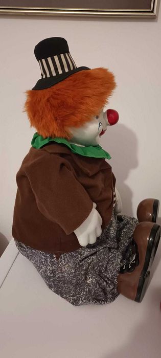 2 păpuși arlechin din portelan