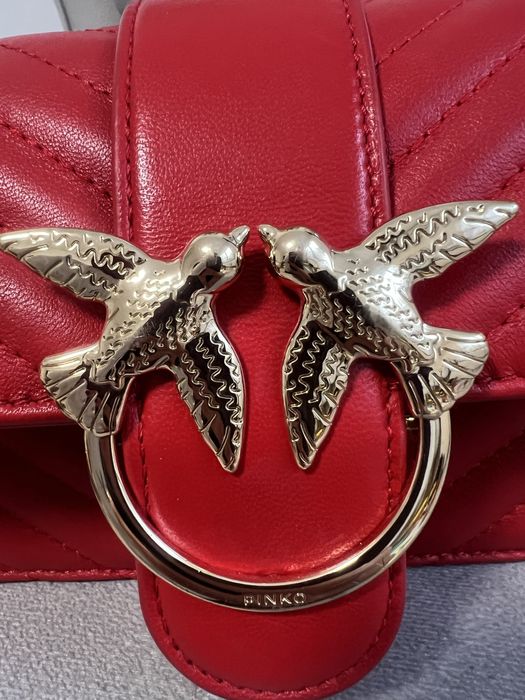 Червена чанта Pinko