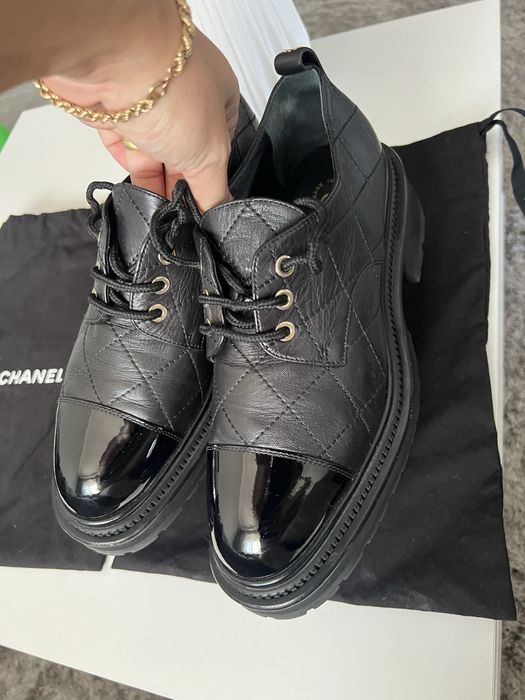 Mocasini chanel piele