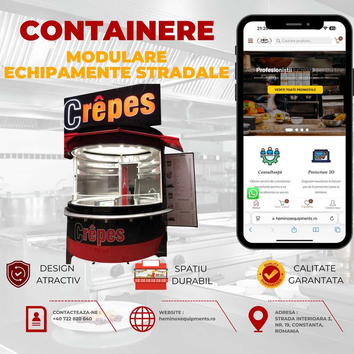 Container Fast-Food/Bar/Cafenea/Gelaterie La Cheie
