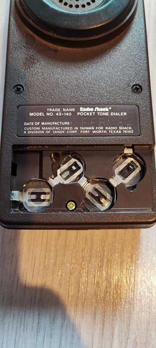 Radio Shack Pocket TONE Dialer 43140 Vintage 1983 Made In U.S.A