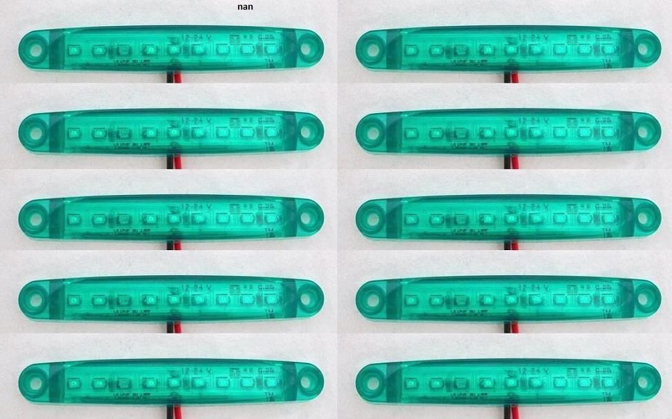 1 бр. Лед LED габарити с 9 диода  12-24V за камион ремарке , 5 цвята