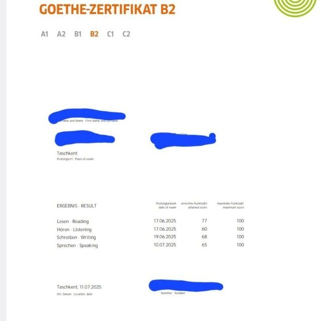 Nemis tili, немецкий, Geothe