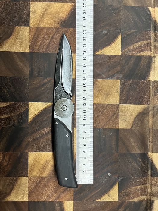 Руски сгъваем нож Кизляр Байкер-1 дамаск