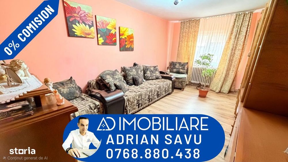 Apartament de vânzare 3 camere decomandat – Str. Castanilor