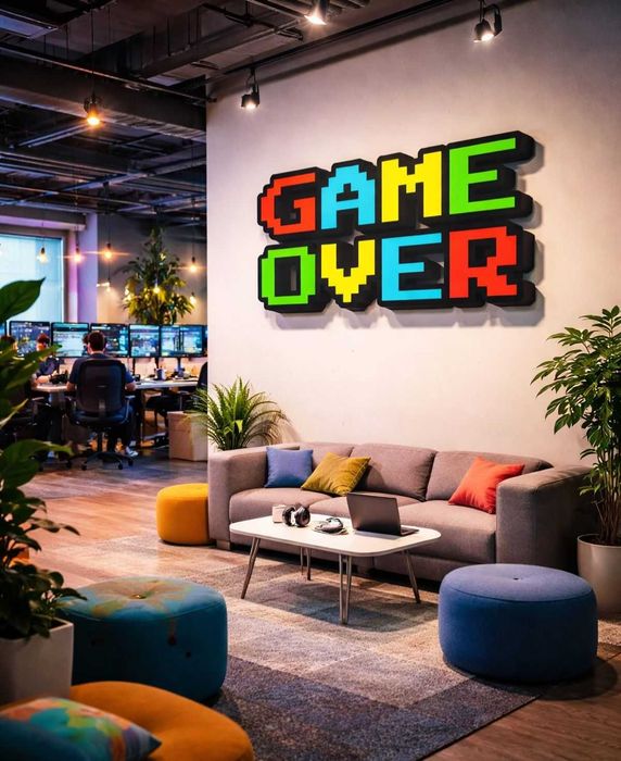 Печать и оформление интерьеров для PlayStation-зон, Game залов