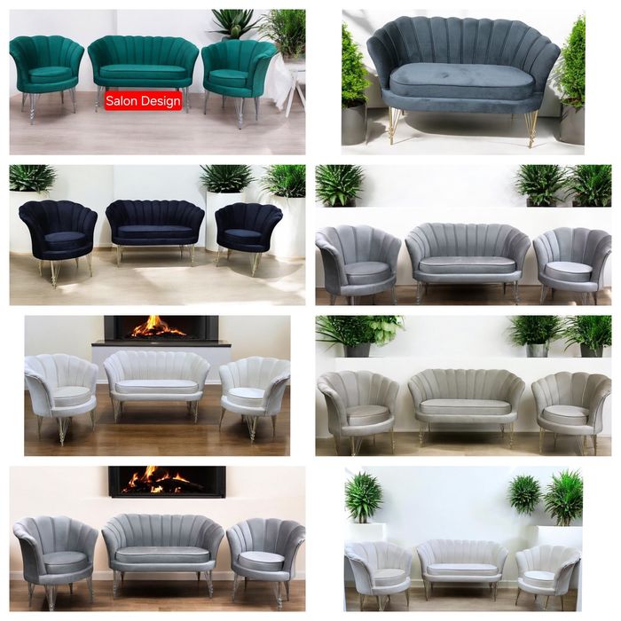 Промоционален посетителски комплект дивани тип „Мида“