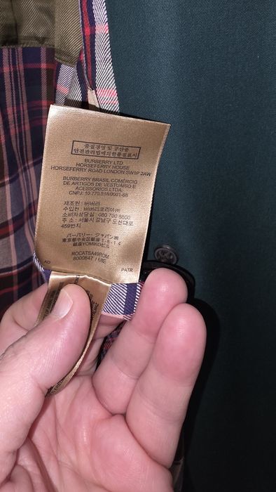 Burberry Pardesiu bărbătesc 100% original