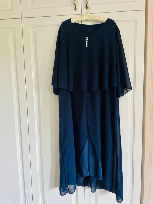 Rochie eleganta , din voal , masura L / XL, noua cu eticheta