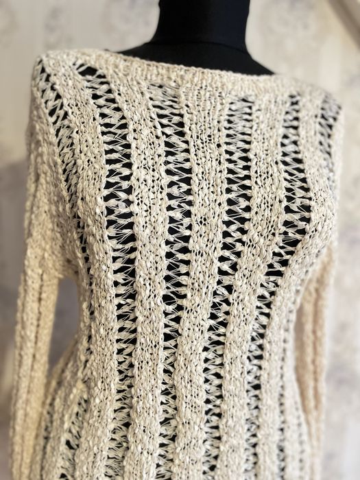 Pulover tricotat S nou