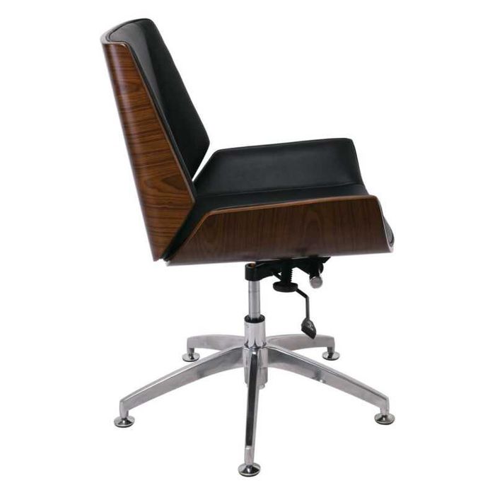 Стол, BF9860V, Черен, Изкуствена кожа, 65х66х90см.