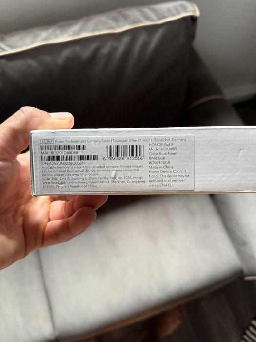 Tableta Honor Pad 8 Blue 128GB + Husa Cadou