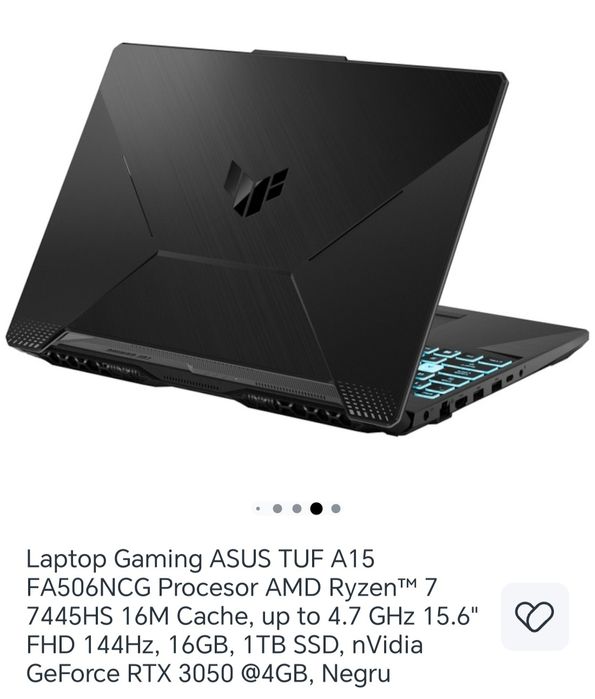 Laptop Gaming Asus TUF A 15