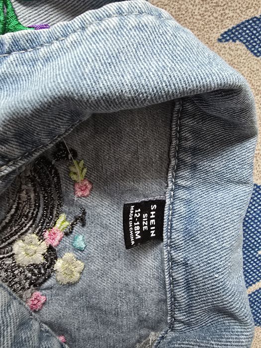 Geaca din denim fetite 12-18 luni