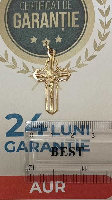 (Ag24 Harlau B.45365.1) Pandantiv aur 14K 1.45gr - Garantie 2 ani!