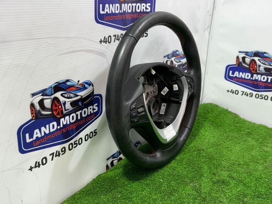 Volan piele 2017 bmw 318i sport seria 3 lci f30 1.5 benzina cod oem 62560150d 32302230186 2015-2019