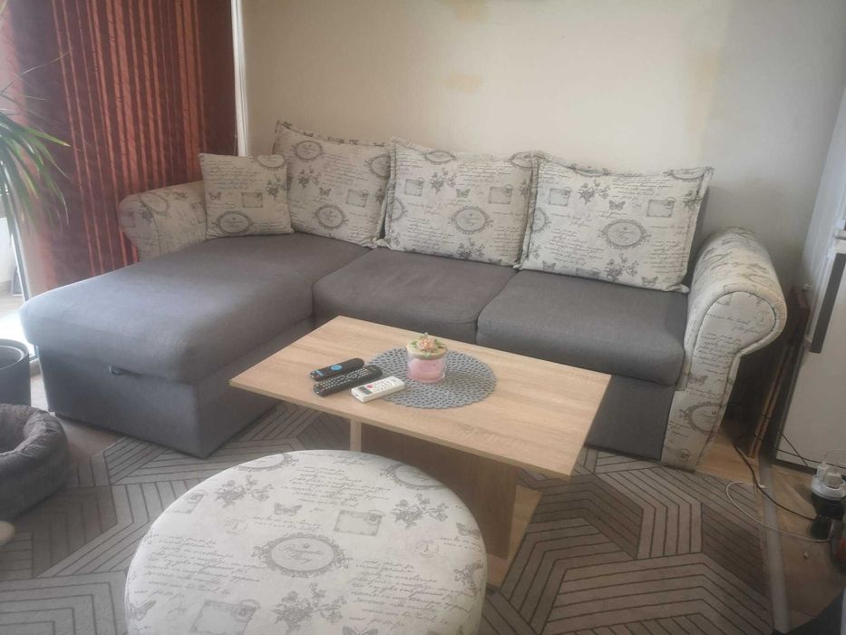 Комплект диван + табуретка